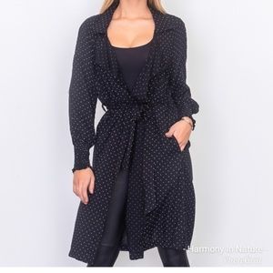 Black & White Polka Dot Jacket